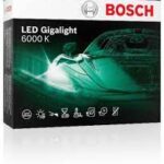 BOSCH ΣΕΤ ΛΑΜΠΕΣ LED H7 GIGALIGHT 6000K 12V/30W