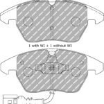 FERODO RACING DS ΕΜΠΡΟΣ ΤΑΚΑΚΙ VW GOLF V 2.0TFSI/AUDI A3 8P 2.0TFSI