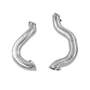 BMW 135I E82 / 335I E9X N54 ALPHA COMPETITION DECAT DOWNPIPES - Image 2
