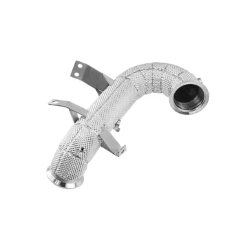 ALPHA COMPETITION MERCEDES A45 AMG W177/ CLA45 AMG C118 DECAT DOWNPIPE W/SHIELD - Image 2